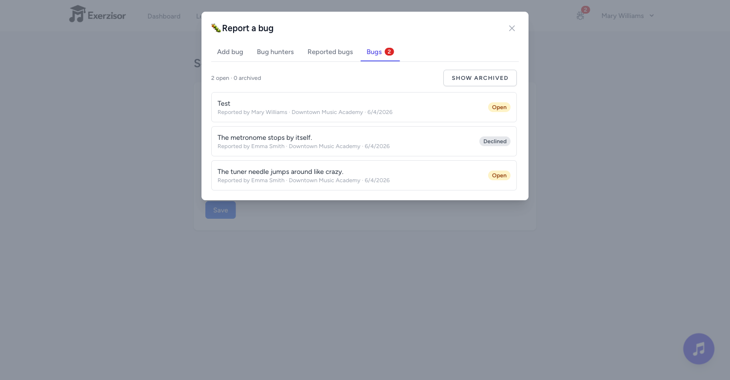 Found a Bug? Report It Right From the App — and Become a Bug Hunter — screenshot